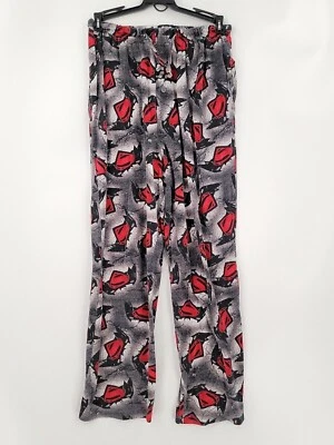 Batman V Superman Boys Pajama Pants Size S16 Straight Multicolor Bats Logo - Image 1 of 4