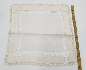Deckchen Vintage antik Handarbeit vor über 100 Jahren - Bild 1 von 3