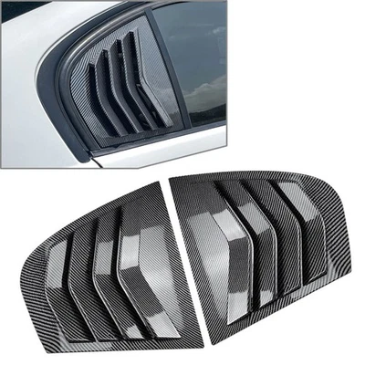 Ajuste BMW Serie 3 E90 Sedán 05-13 Ventana Trasera Ventilación Lateral Persiana Cubierta Tapicería Foto 1 de 4