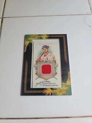 2008 Topps Allen & Ginter Jason Varitek Game Worn Jersey - Image 1 of 2