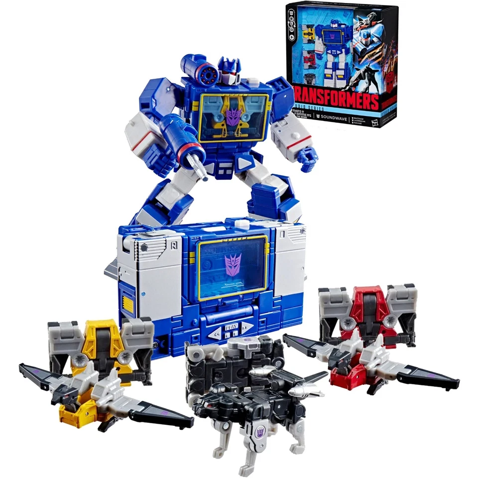 Transformers Studio Series Leader 86 Soundwave Buzzsaw Laserbeak Ravage 251121 - Image 1 of 4