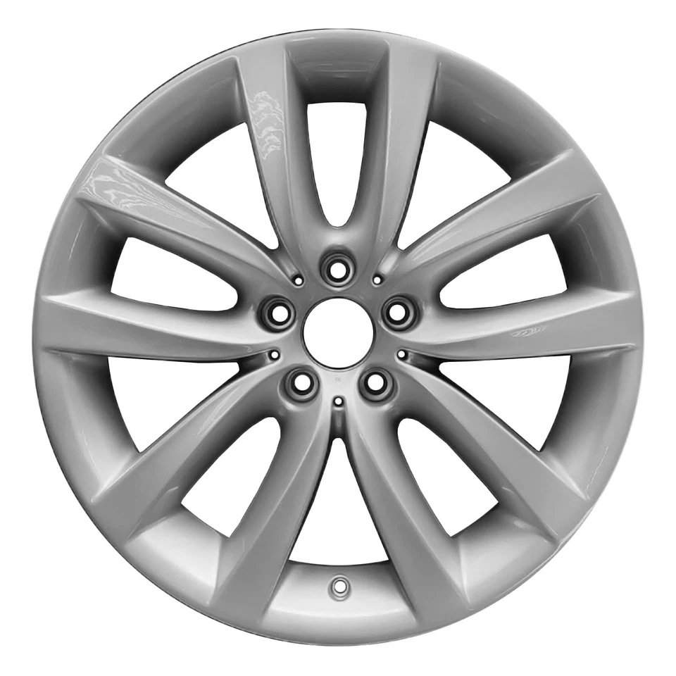 71416 Refinished BMW 535i 2011-2013 19 inch Front Wheel Rim OEM Silver Metallic - Image 1 of 1
