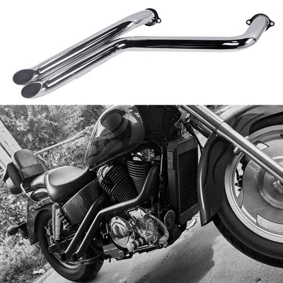 IronGrowl Rumble Tone Drag Exhaust for VT1100 Honda Shadow Exhaust Pipes Return - Image 1 of 4