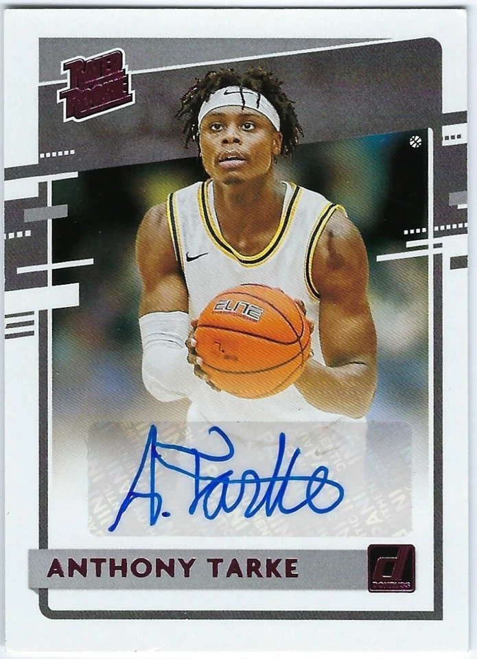 2021-22 Chronicles Draft Picks Donruss Rated Rookie  Anthony Tarke Auto - Image 1 of 2