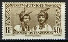 Martinique 1933, 40c Martinican women MNH, Yv 142