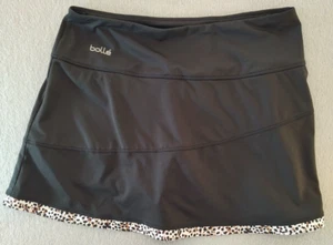 Bolle' Performance Tennis Golf Skort Pickleball Skirt Black Athletic Shorts M - Picture 1 of 6