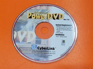 ⭐️⭐️⭐️⭐️⭐️ CyberLink Power DVD Version 2.5X Disc Only - Picture 1 of 2