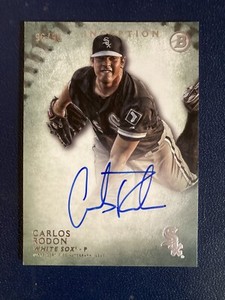 2015 Bowman Inception Prospect Green /99 Carlos Rodon #PA-CR Rookie Auto RC