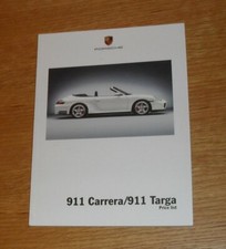Porsche 911 996 Price List & Options 2003-2004 Carrera 4 4S Cabriolet Gen 2