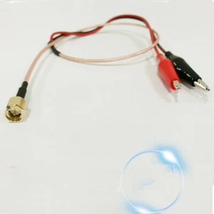 2pcs 30cm RG316 RF Test Cable SMA Male Plug to Crocodile Alligator Clip Cable - Picture 1 of 2