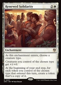 NM Renewed Solidarity, MTG, Aetherdrift Commander, Magic the Gathering, 7 - Picture 1 of 1