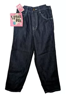 Vintage Girls Wear Me Blue Jeans USA Dark Wash Play Pals Pocket Size 6XR New NWT - Picture 1 of 10