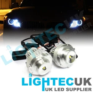 2x BMW 5 Series E60 E61 LCI LED Angel Eye Headlight Halo Ring Light Canbus - Picture 1 of 9