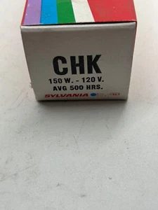 Sylvania Projector lamp chk 150 watt watt 120v qty 1 new boxed - Picture 1 of 2
