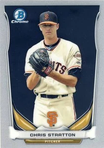 (54) 2014 Bowman Draft CHRIS STRATTON Rookie LOT ALL CHROME Giants CTP79 - Picture 1 of 1