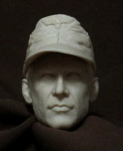 HARRISON FORD INDIANA JONES GERMAN DISGUISE WWII RESIN HEAD SCULPT. 1/6 scale. - Foto 1 di 6