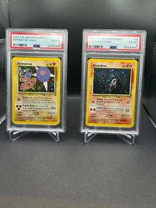 Rare Holo Vintage Neo Discovery PSA Bundle – Hitmontop & Houndour WOTC Cards - Picture 1 of 12