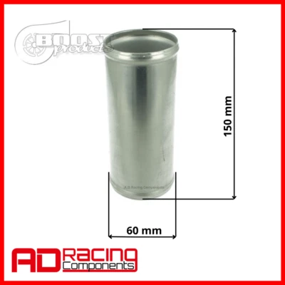 Tubo in alluminio bordato esterno 60 mm L-150 collegamenti manicotto intercooler - Immagine 1 di 4