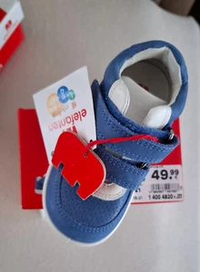 Schuhe Kleinkinder Elefanten Gr 21 Neu OVP mit Etikett teilweise Leder - Bild 1 von 15