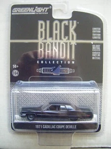 GREENLIGHT BLACK BANDIT SERIES 28 1971 CADILLAC COUPE DEVILLE - Picture 1 of 2
