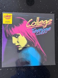 College – Teenage Color - 140GM SOLID YELLOW LP VINYL NEW SEALED - Picture 1 of 2