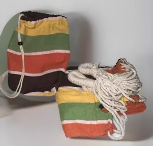Portable Hammock in a Bag, Multi Color Canvas - Picture 1 of 4