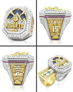 CHAMPIONSHIP RING Nikola Jokic Denver Nuggets 2023 With Bonus Display Box NBA - Picture 1 of 3