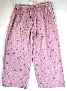 Woolrich Lounge Sleep Pants Cavern Pink Floral Print Size Women's Medium - Picture 1 of 4