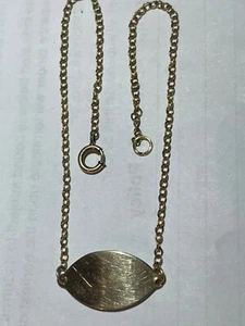 Antique 1/20 12K Gold Filled Name/Id Plate Bracelet. FREE SHIPPING - Picture 1 of 7