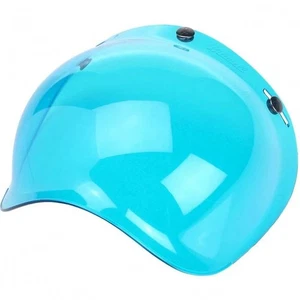 Bouclier facial à bulles 3 Snap On bleu de remplacement Biltwell 0131-0084 NEUF - Photo 1/1