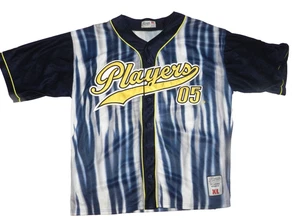 MEN'S PLAYERS 05 SPORTS BLUE/BLACK/YELLOW FOOTBALL JERSEY - XL - Picture 1 of 13