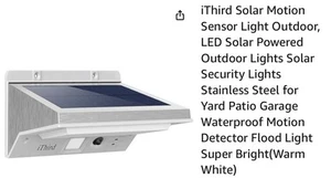 Led Solar Motion Outdoor Wall Light Waterproof , Free Shipping . - Picture 1 of 7
