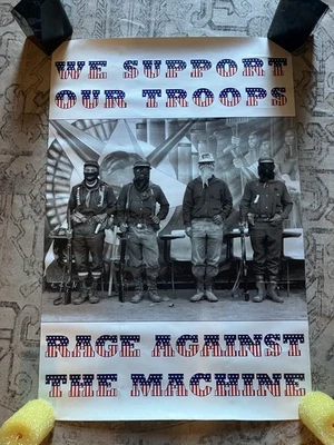 RAGE AGAINST THE MACHINE - 'SUPPORT OUR TROOPS' / EVIL EMPIRE PROMO POSTER 24x36 - Image 1 of 4