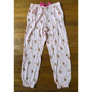 H&M Girls' Pink Llama Pajama Pants Size 9-10 - Picture 1 of 5
