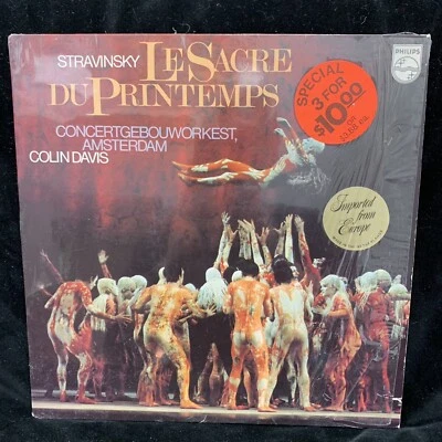 STRAVINSKY Le Sacre du Printemps - COLIN DAVIS - PHILIPS ST LP IN SHRINK - Image 1 of 4