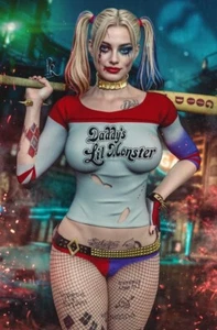 Harley Quinn Cosplay 4 Book Variant Cover Set by Pristine Renders Batman Joker - Picture 1 of 3