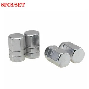 8Pcs Aluminum Tire Tyre Wheel Rims Air Valve Stem Caps Car Truck Bike Dust Cover - Picture 1 of 6