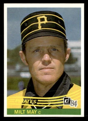 Milt May 1984 Donruss  Card #386 Pittsburgh Pirates - Image 1 of 2