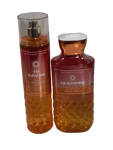 Bath And Body Works Set Fiji Sunshine Body Spray And Shower Gel 8oz - Picture 1 of 3