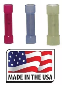 500 CONNETTORI SEAMLESS BUTT ASSORTIMENTO NYLON CRIMP STYLE TERMINALE UL MADE IN USA - Foto 1 di 1