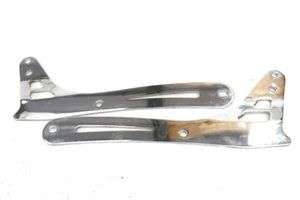 SUPPORTI SCHIENALE PASSEGGERO DPM MOTO CUSTOM PILLION SEAT BACK BRACKETS - Imagen 1 de 3