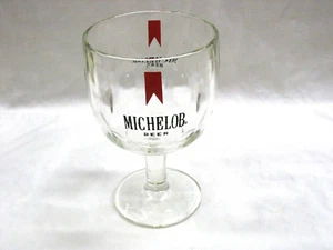 MICHELOB Classic Vintage 1970s-1980s Heavy Glass Beer Goblet - Picture 1 of 4