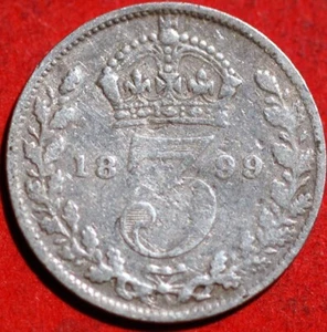 Great Britain 3 Pence 1899 KM# 777 - Picture 1 of 2