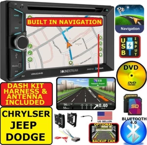 CHRYSLER JEEP DODGE DVD CD USB GPS Navigation SYSTEM Bluetooth CAR Radio Stereo - Bild 1 von 12