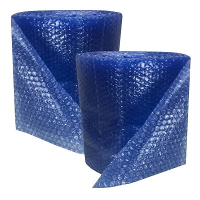 UBMOVE Small Bubble Blue Wrap 12" Wide perforated every 12" - Image 1 of 4