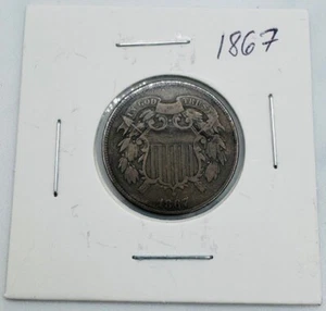 1867 2 Cent Piece - Picture 1 of 4
