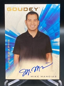 2021 UPPER DECK Goodwin Champions MIKE MANCIAS Goudey Auto Trainer Lebron James - Picture 1 of 6
