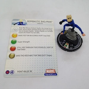 Marvel Heroclix Web of Spider-Man 063 Bombastic Bag-Man Chase - Imagen 1 de 1