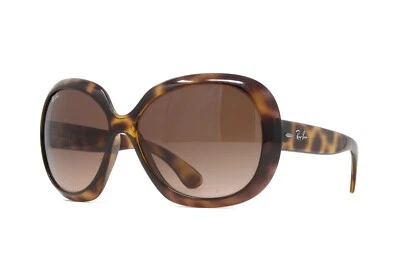 Occhiali da sole donna Ray Ban Jackie Ohh II RB4098 642A5 avana 60 mm lenti rosa marrone - Immagine 1 di 4