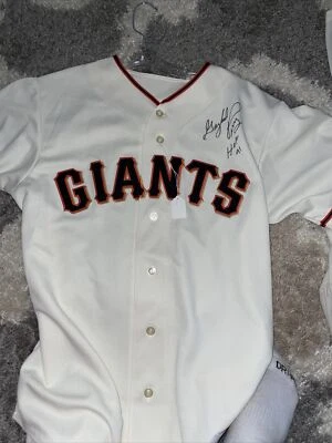 GAYLORD PERRY SIGNED Cream SAN FRANCISCO GIANTS JERSEY No Back - Image 1 of 3